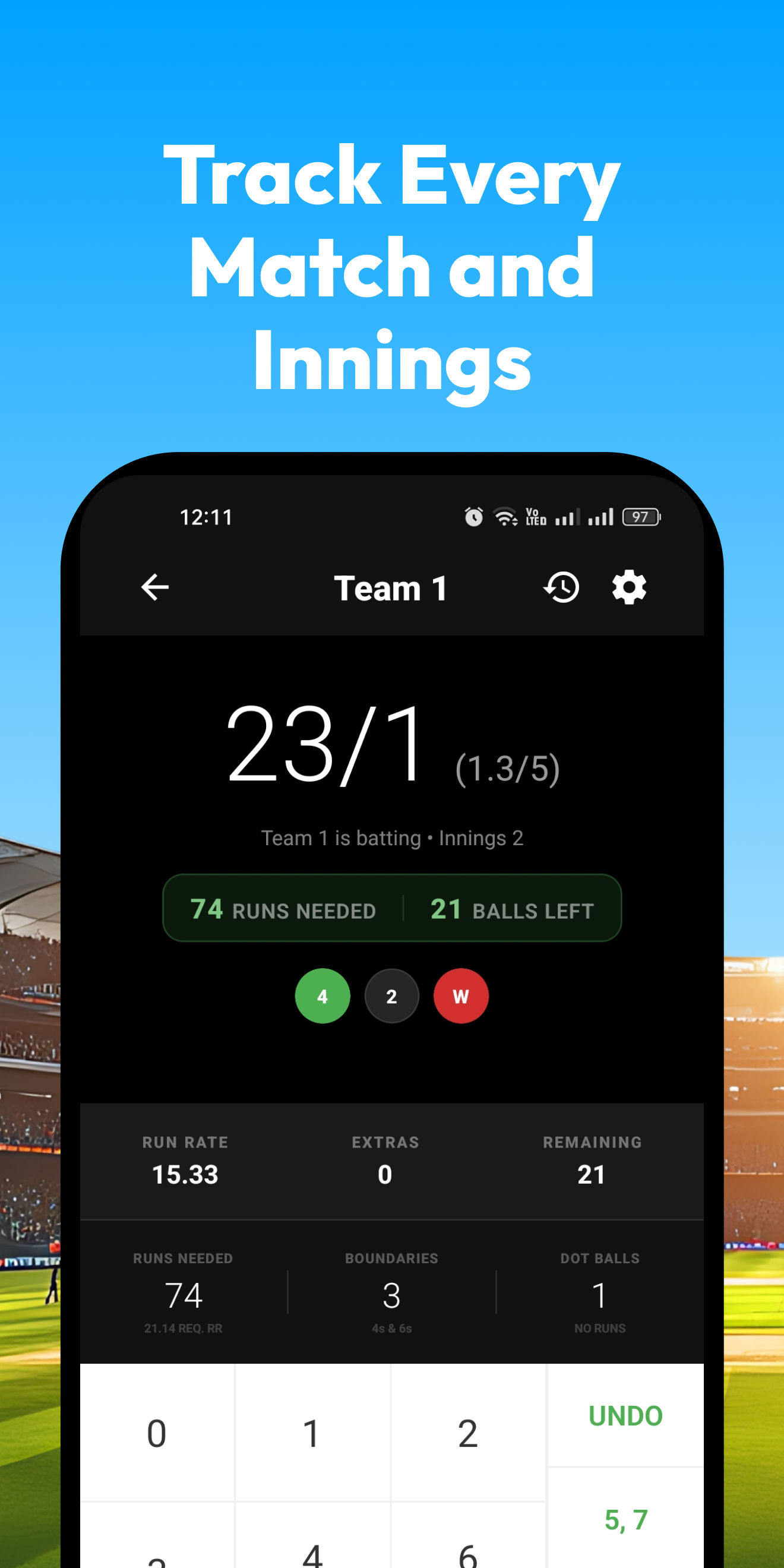 CrikScorer Screenshot 2